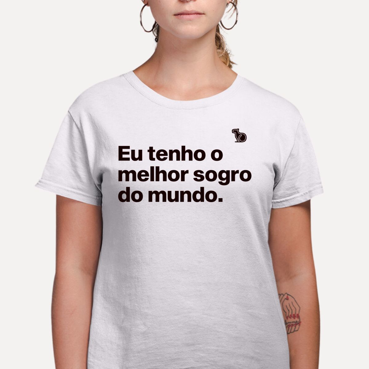 CAMISETA EU TENHO O MELHOR SOGRO DO MUNDO