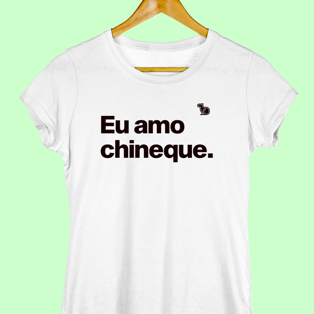 CAMISETA CASAL 01 - EU AMO CHINEQUE