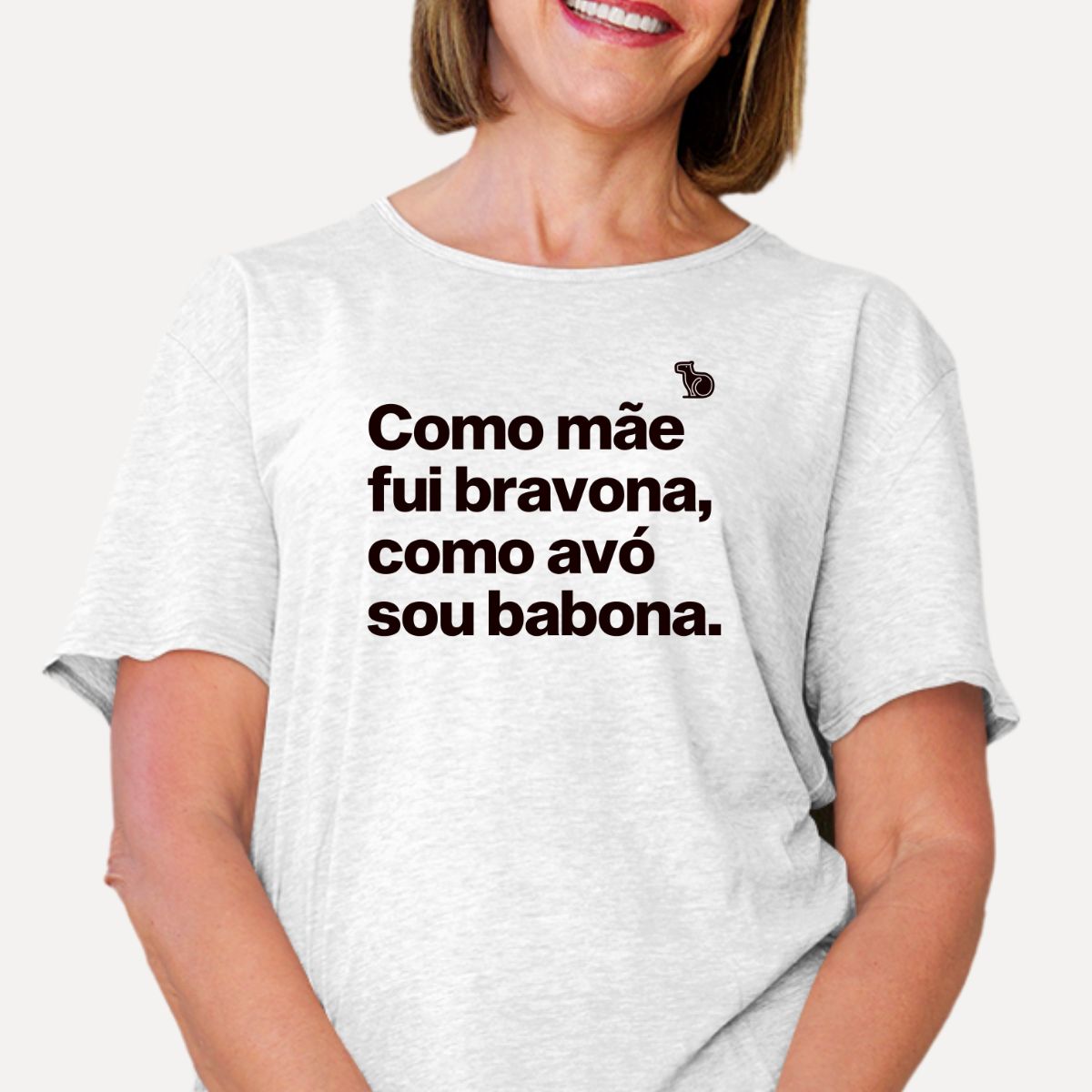 CAMISETA MÃE BRAVONA AVÓ BABONA