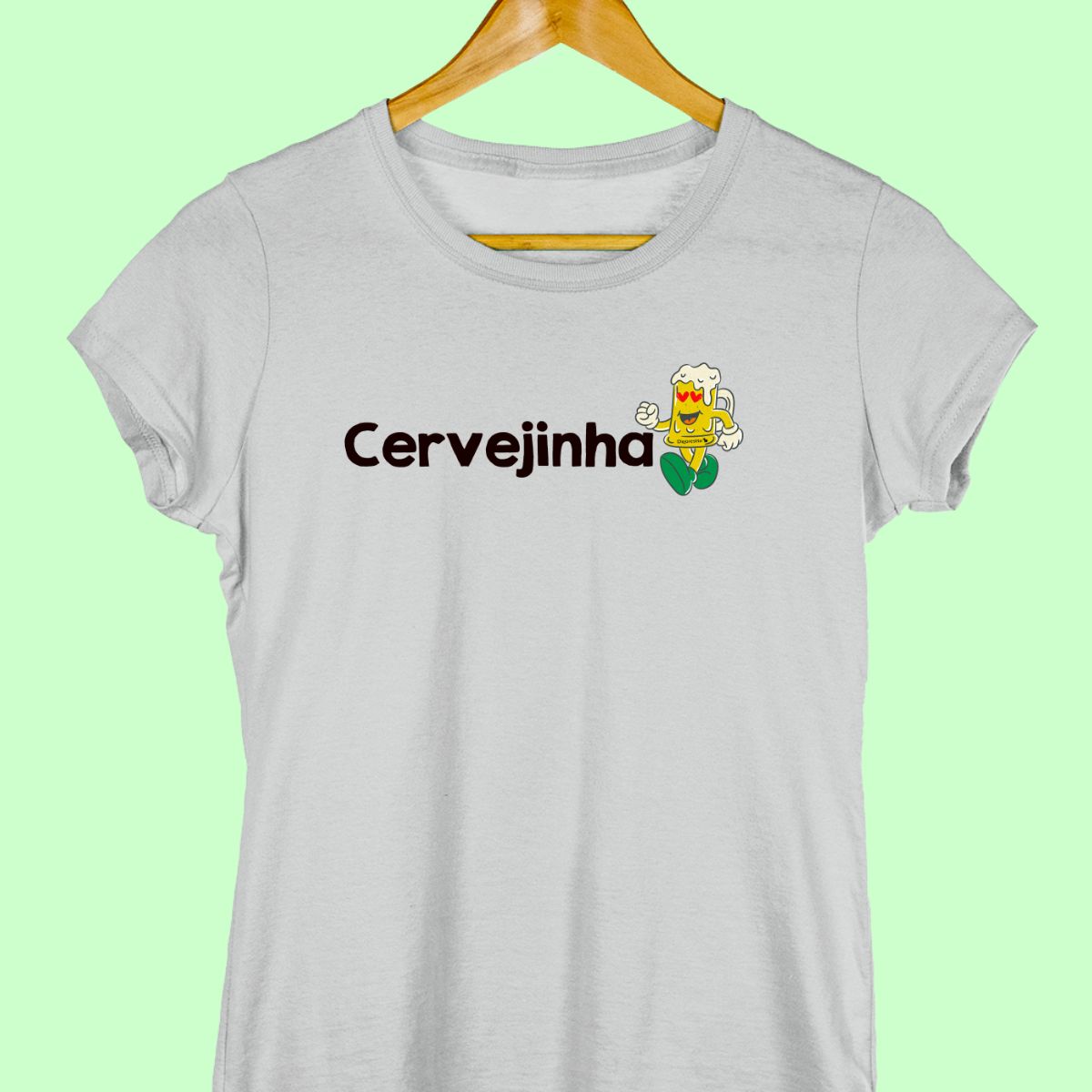 CAMISETA CASAL 02 - NÃO VIVO SEM CERVEJINHA