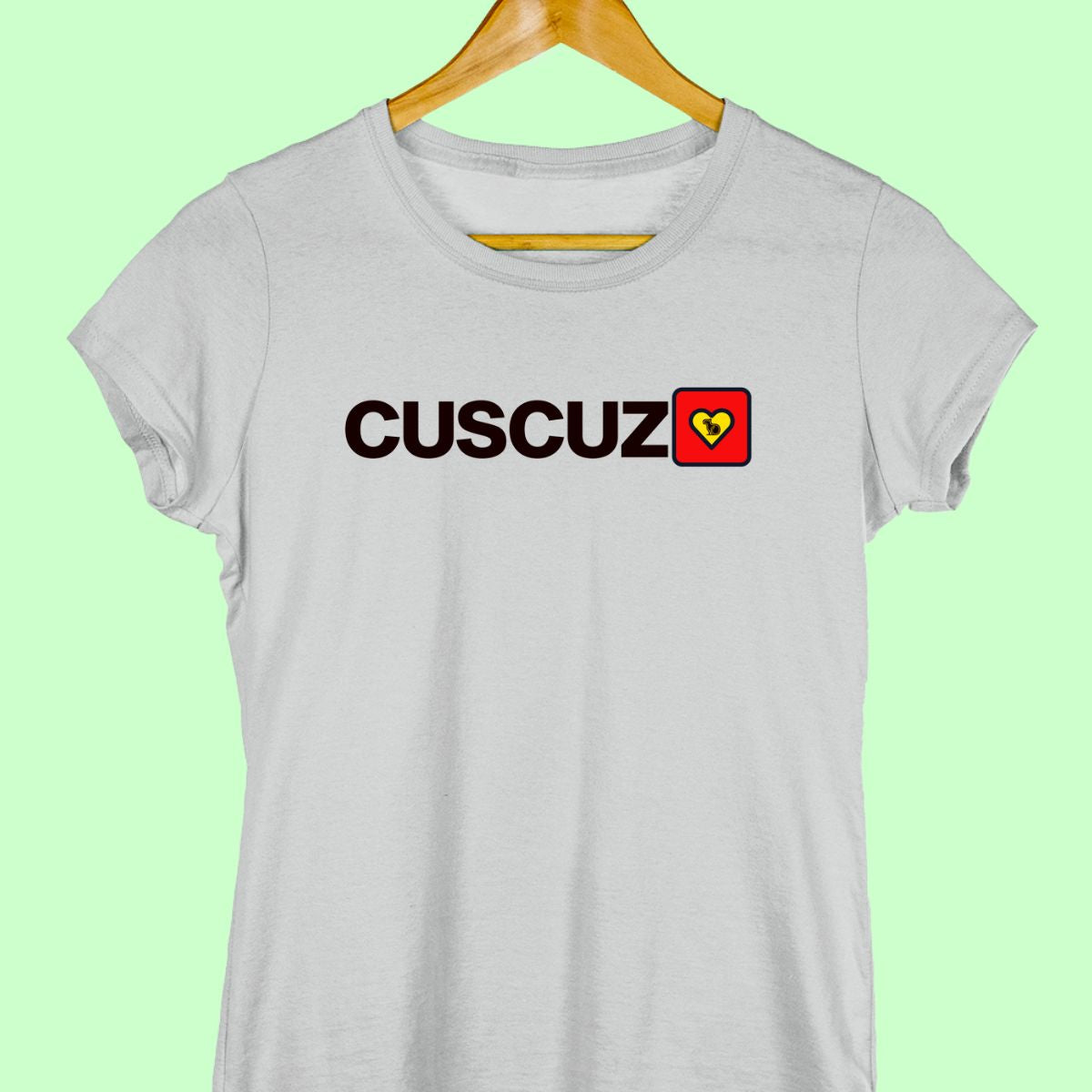 CAMISETA CASAL 02 - EU AMO CUSCUZ