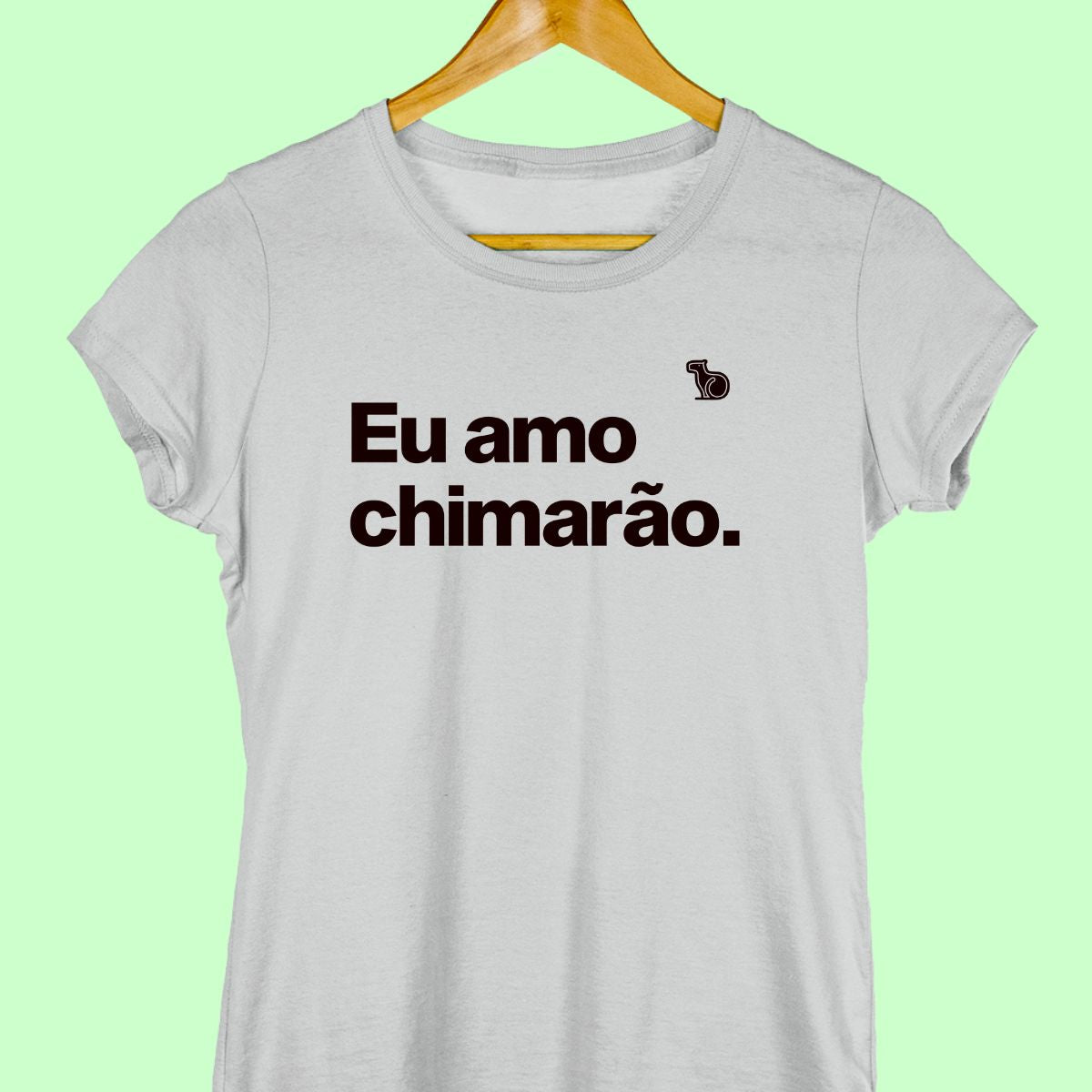 CAMISETA CASAL 01 - EU AMO CHIMARRÃO