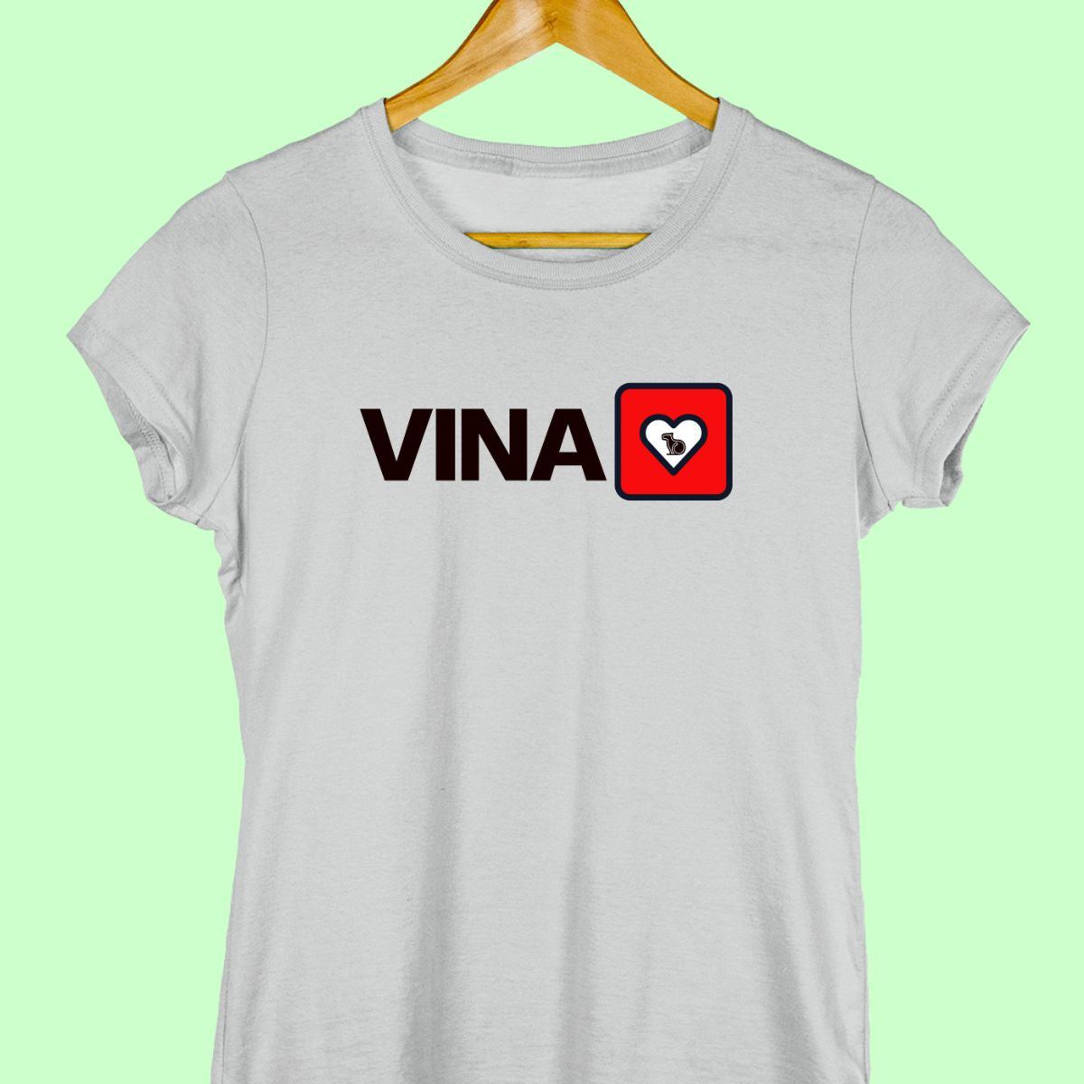 CAMISETA CASAL 02 - EU AMO VINA