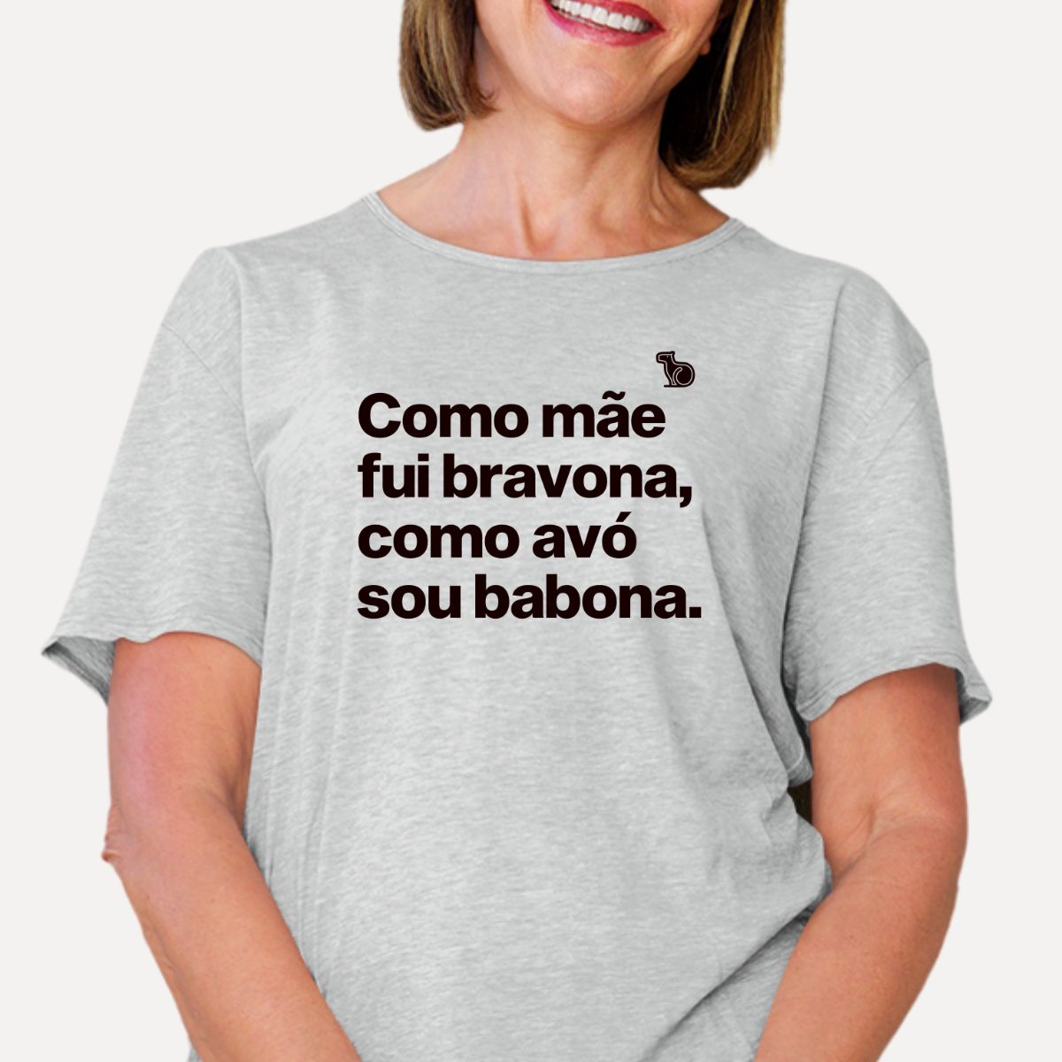 CAMISETA MÃE BRAVONA AVÓ BABONA