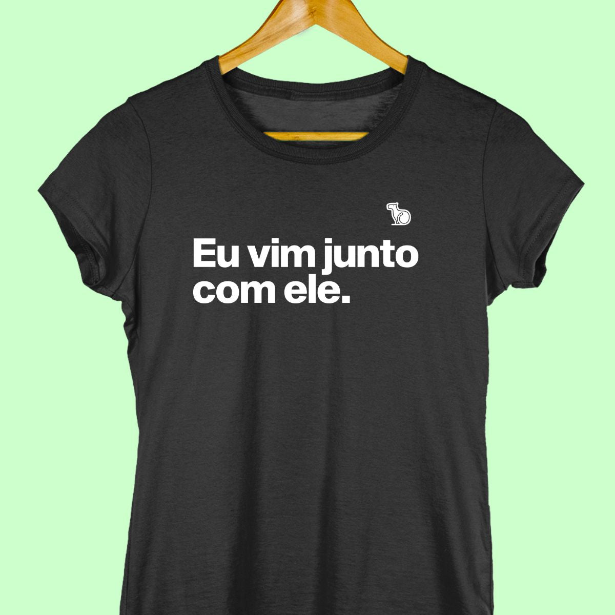 CAMISETA CASAL 03 - SÓ VIM PELA COMIDA