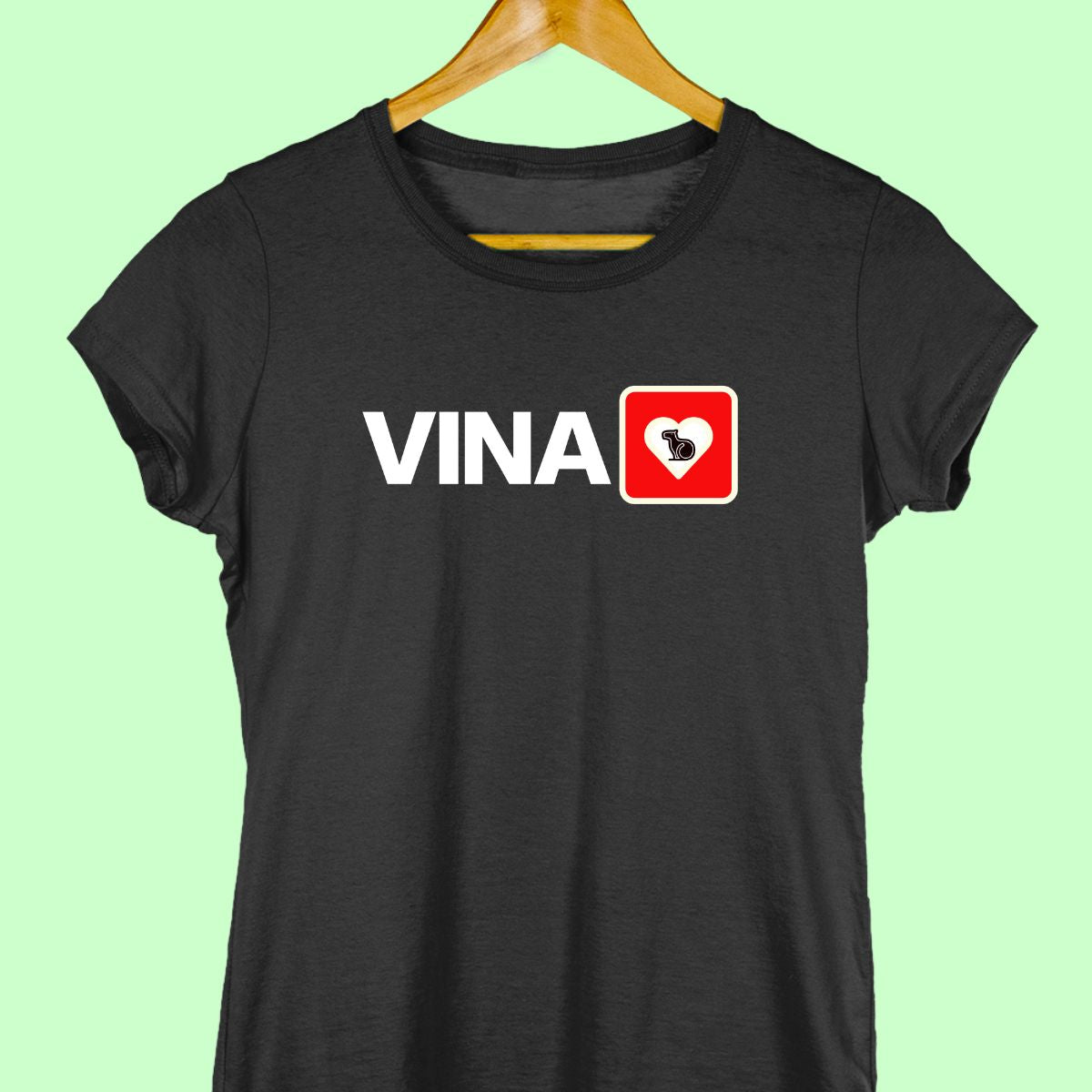 CAMISETA CASAL 02 - EU AMO VINA