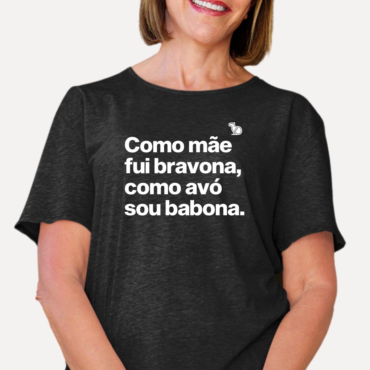 CAMISETA MÃE BRAVONA AVÓ BABONA