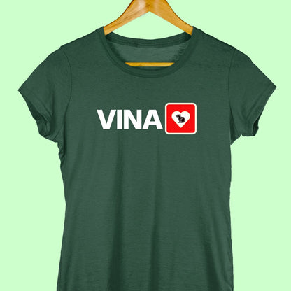 CAMISETA CASAL 02 - EU AMO VINA