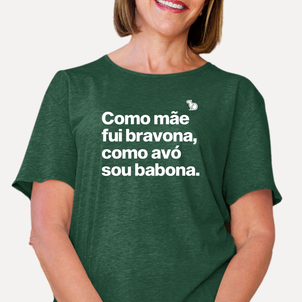 CAMISETA MÃE BRAVONA AVÓ BABONA