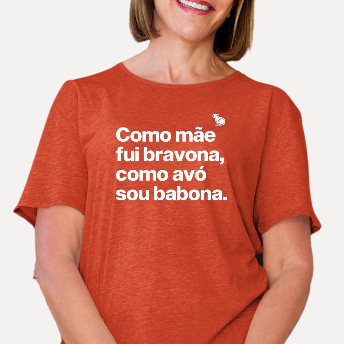 CAMISETA MÃE BRAVONA AVÓ BABONA