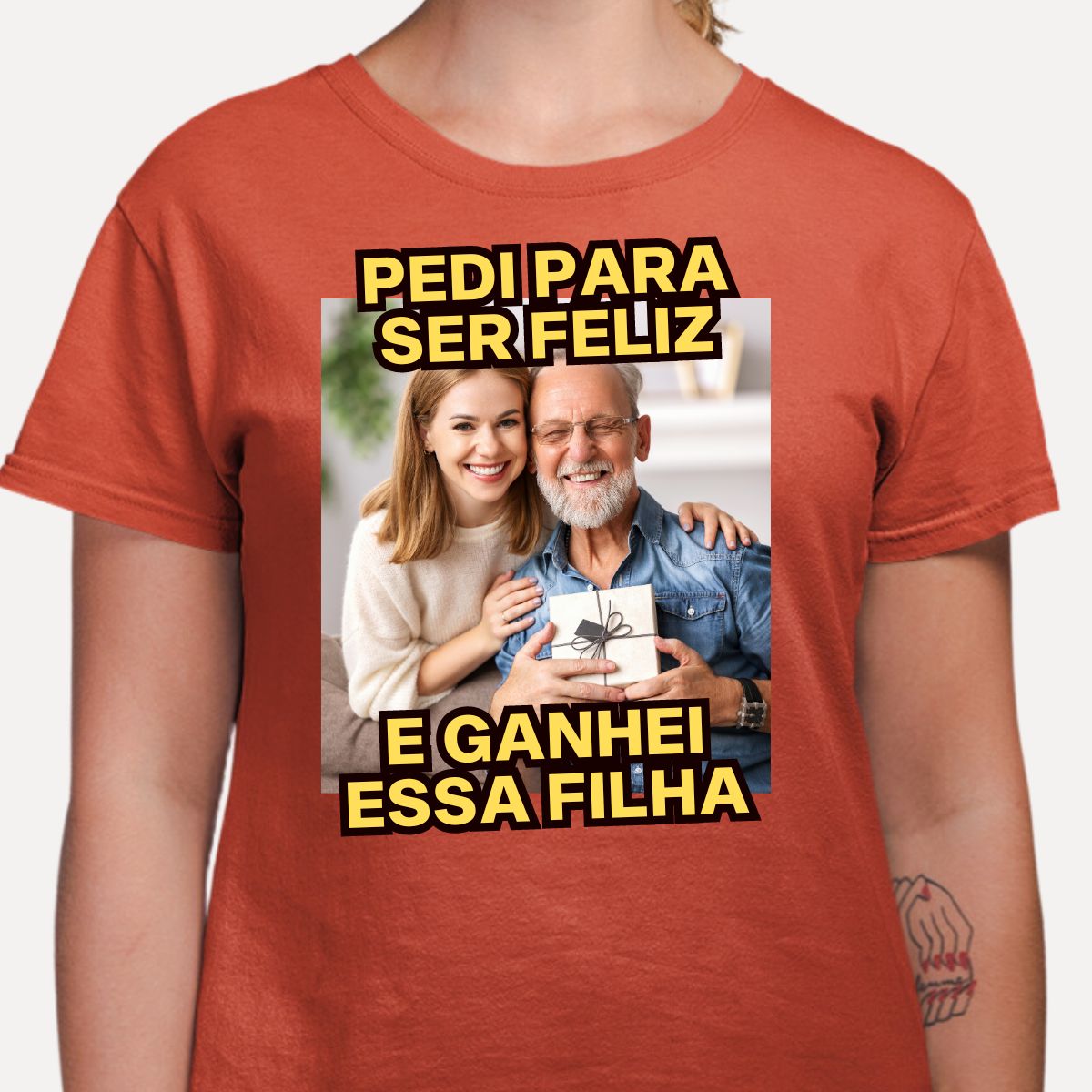 CAMISETA PERSONALIZADA COM FOTO - FILHOS