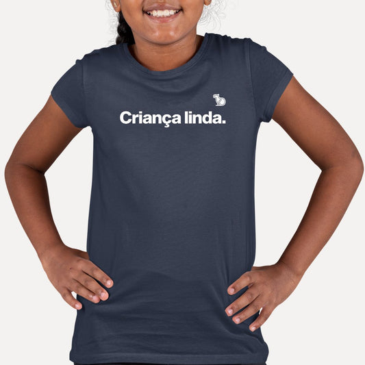 CAMISETA INFANTIL CRIANÇA LINDA