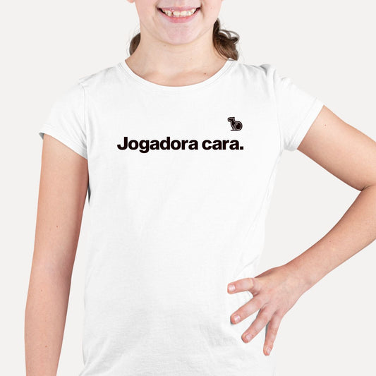 CAMISETA INFANTIL JOGADORA CARA