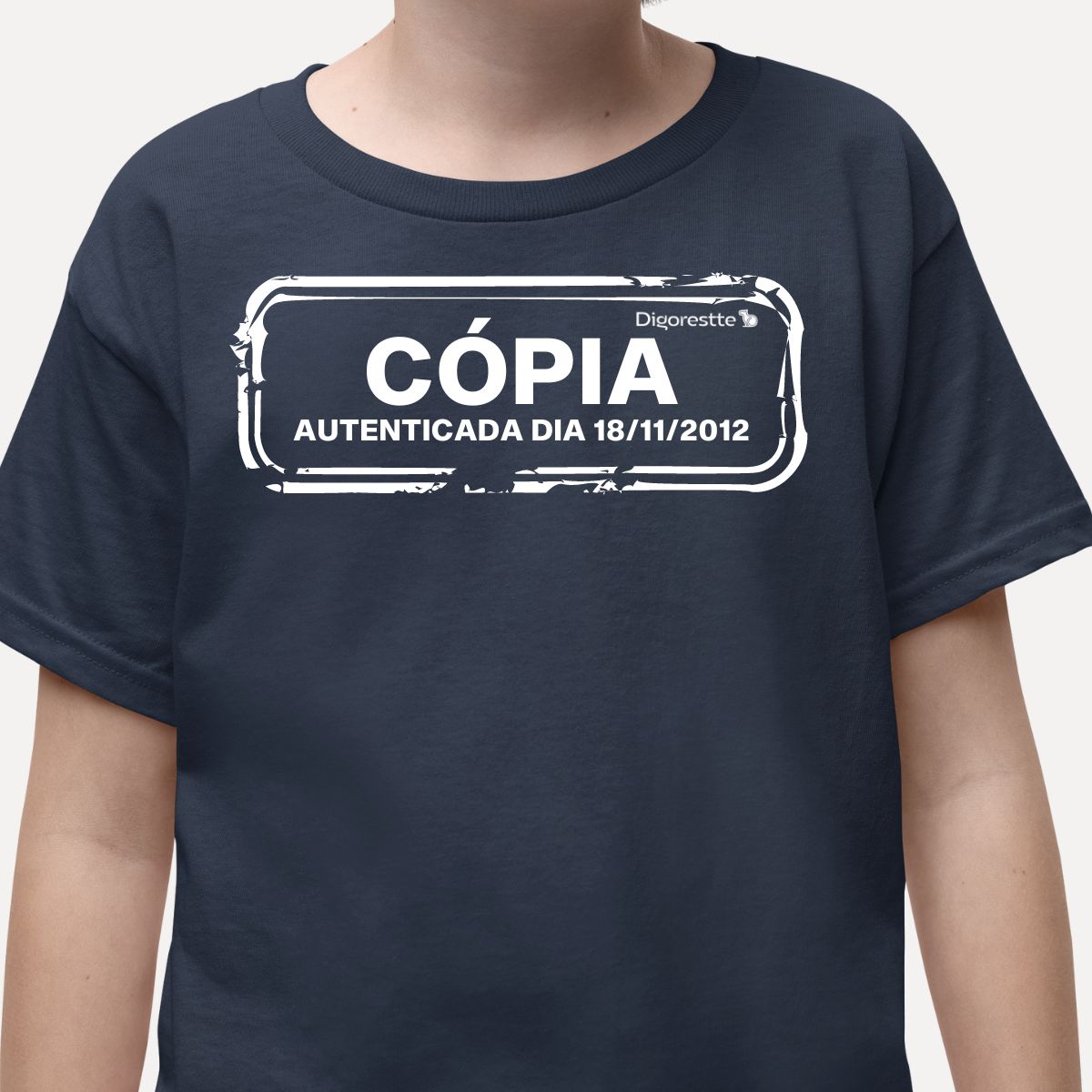 CAMISETA INFANTIL PERSONALIZADA CÓPIA AUTENTICADA