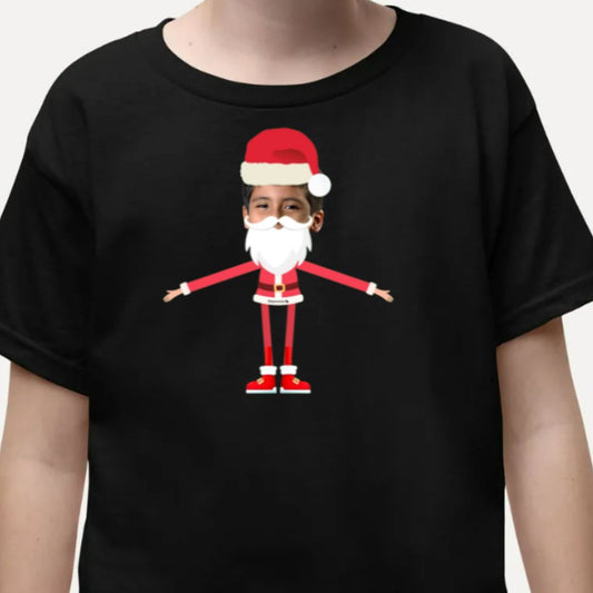 CAMISETA INFANTIL PERSONALIZADA NATAL EU NOEL