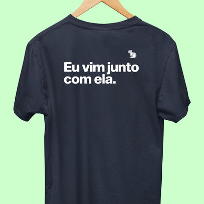 CAMISETA CASAL 02 - SÓ VIM PELA COMIDA