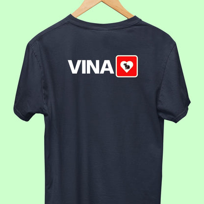 CAMISETA CASAL 02 - EU AMO VINA