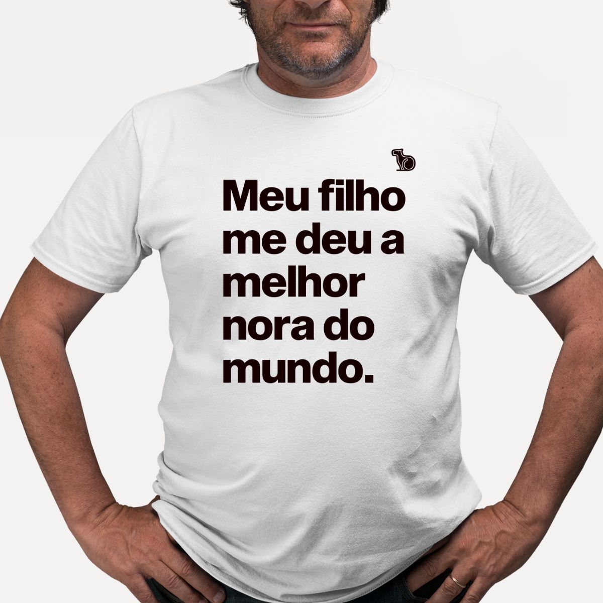 CAMISETA MEU FILHO ME DEU A MELHOR NORA DO MUNDO