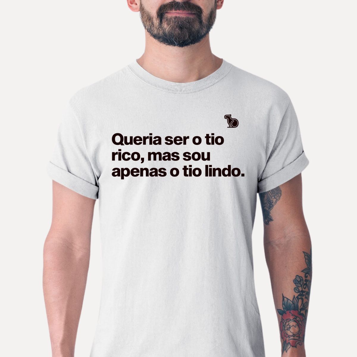 CAMISETA QUERIA SER O TIO RICO