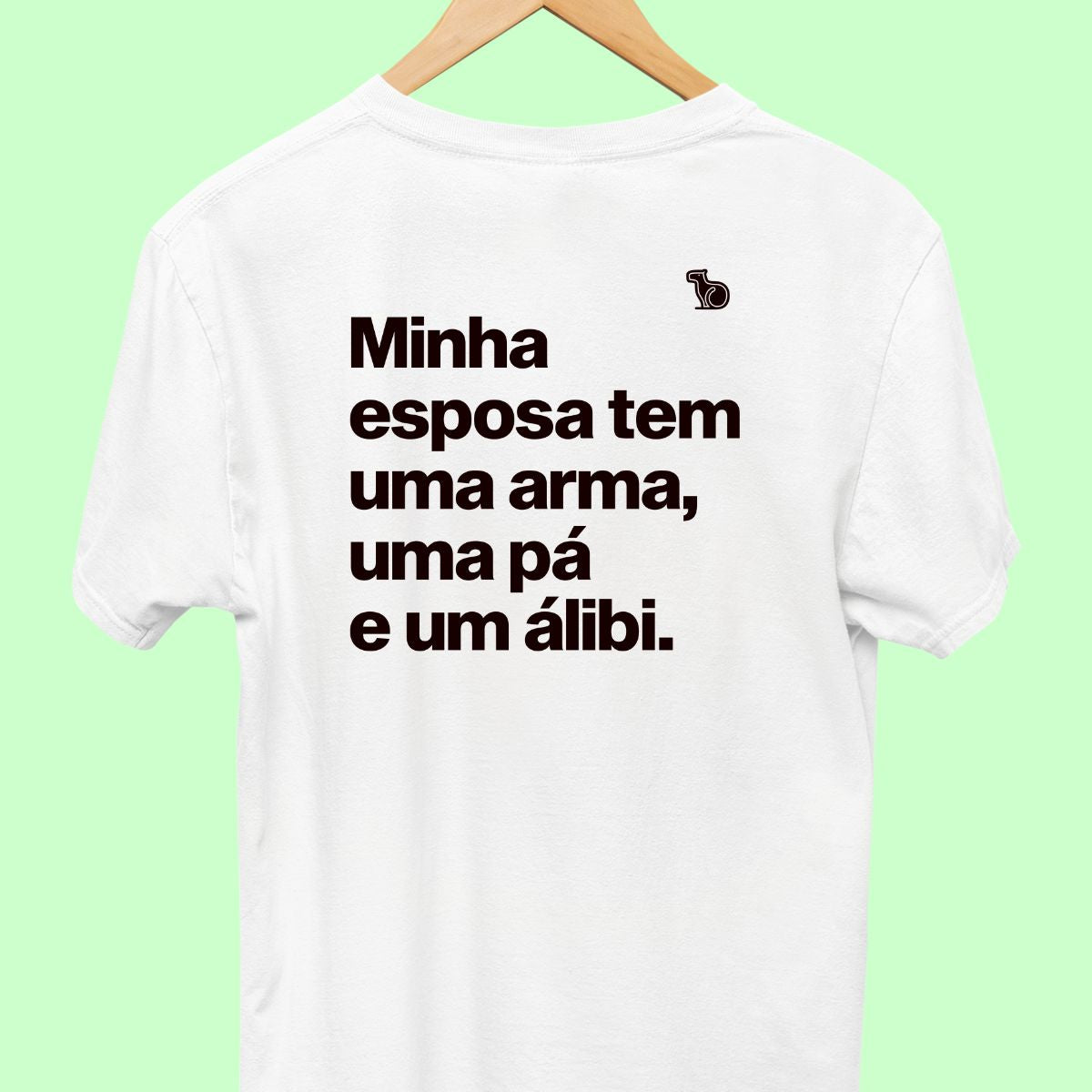 CAMISETA ESPOSA COM ÁLIBI