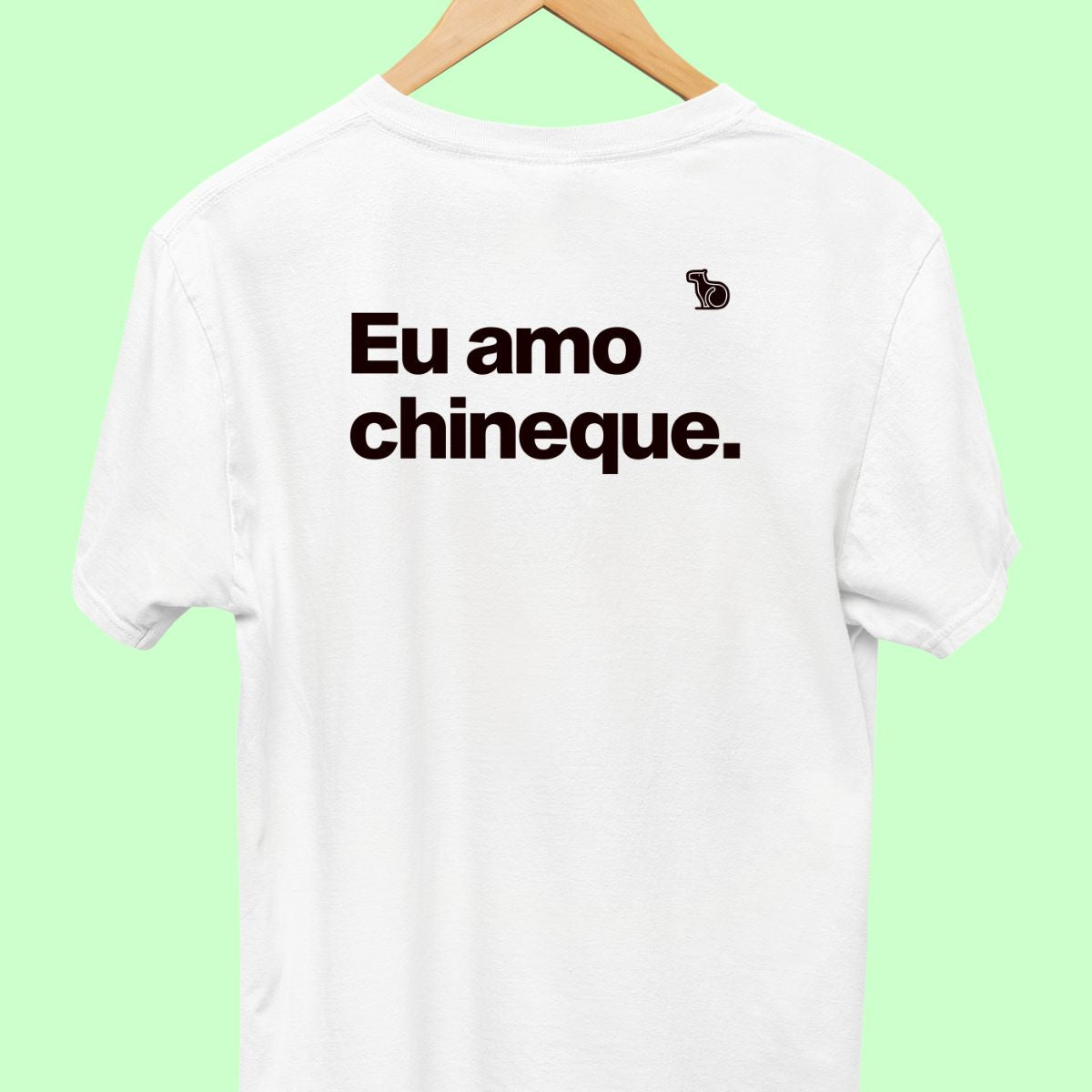 CAMISETA CASAL 01 - EU AMO CHINEQUE