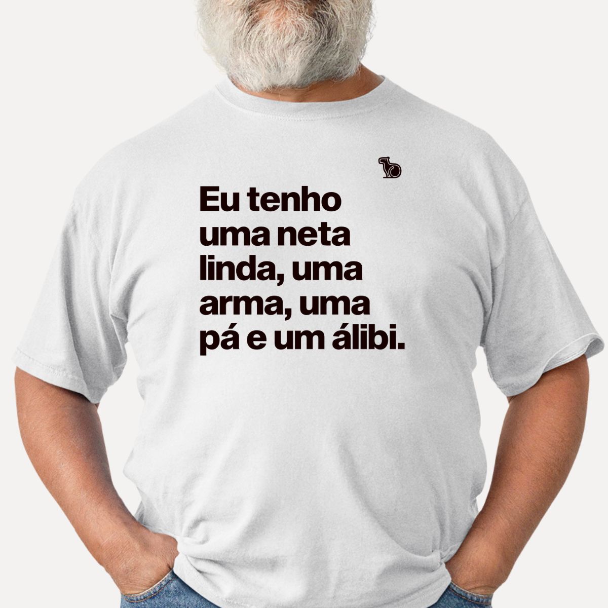 CAMISETA AVÔ COM ÁLIBI - NETA