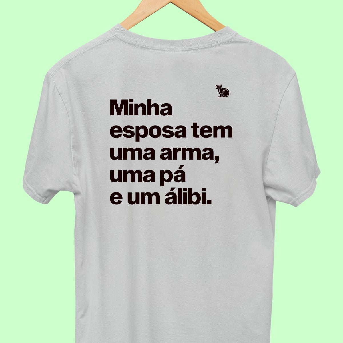 CAMISETA ESPOSA COM ÁLIBI