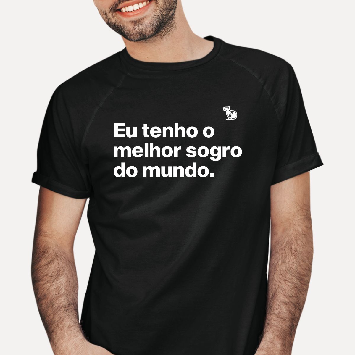 CAMISETA EU TENHO O MELHOR SOGRO DO MUNDO