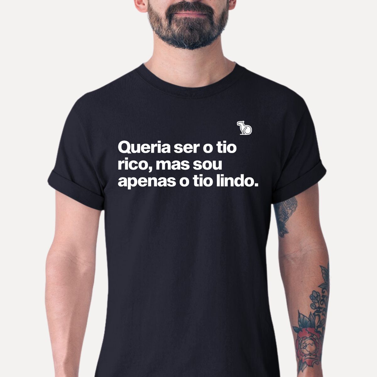 CAMISETA QUERIA SER O TIO RICO