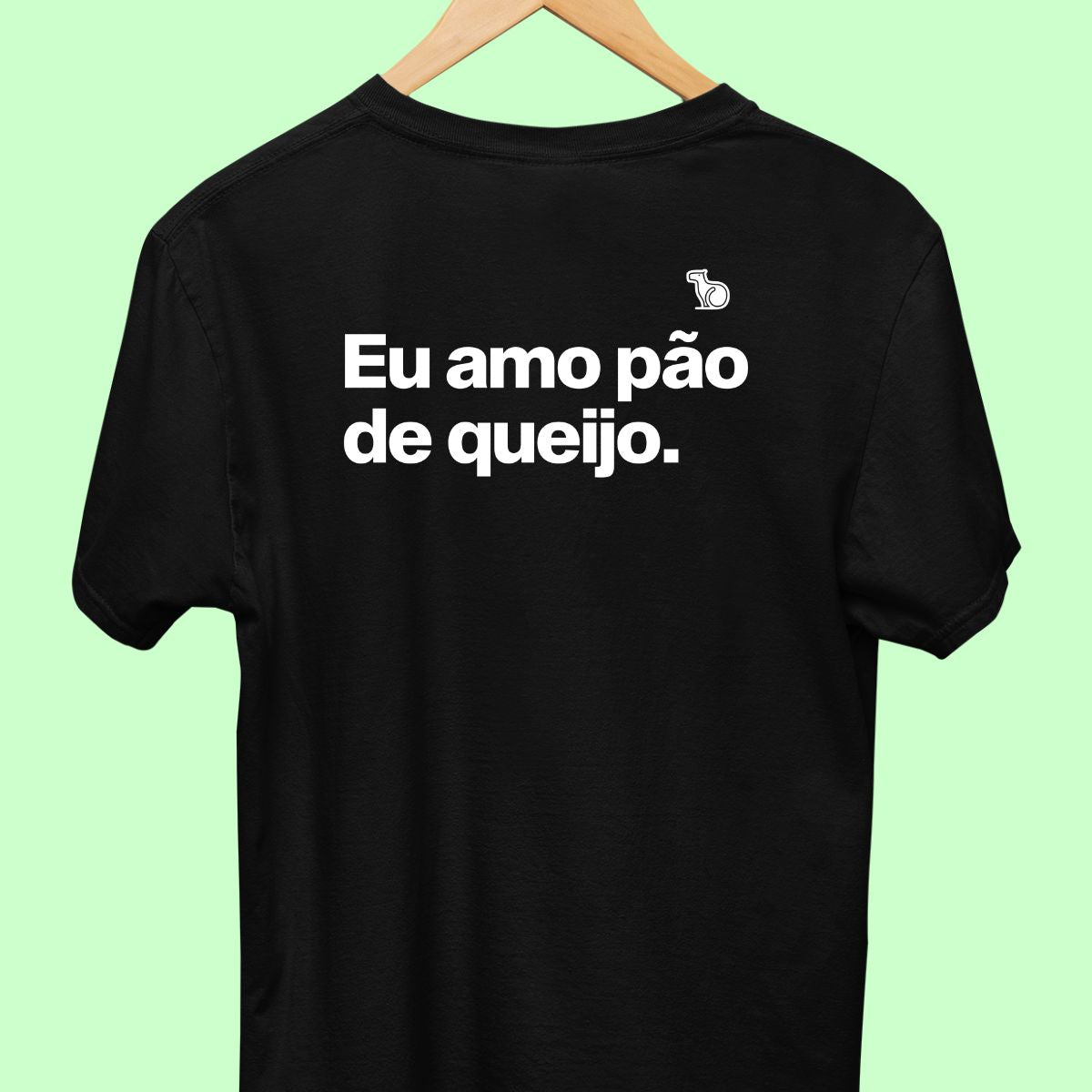 CAMISETA CASAL 01 - EU AMO PÃO DE QUEIJO