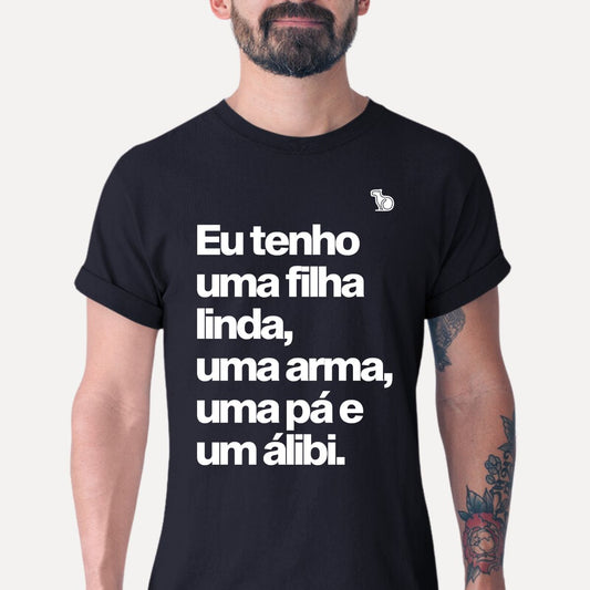 CAMISETA PAIS COM ÁLIBI - FILHA/FILHAS