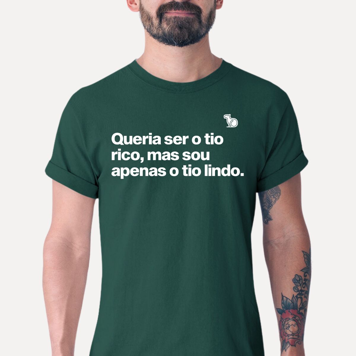 CAMISETA QUERIA SER O TIO RICO