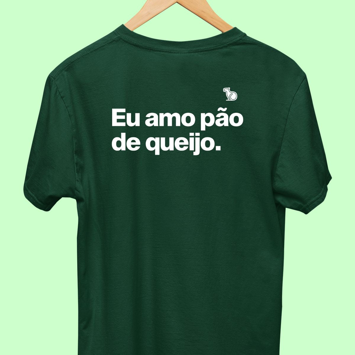 CAMISETA CASAL 01 - EU AMO PÃO DE QUEIJO