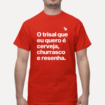 CAMISETA CERVEJA CHURRASCO E RESENHA