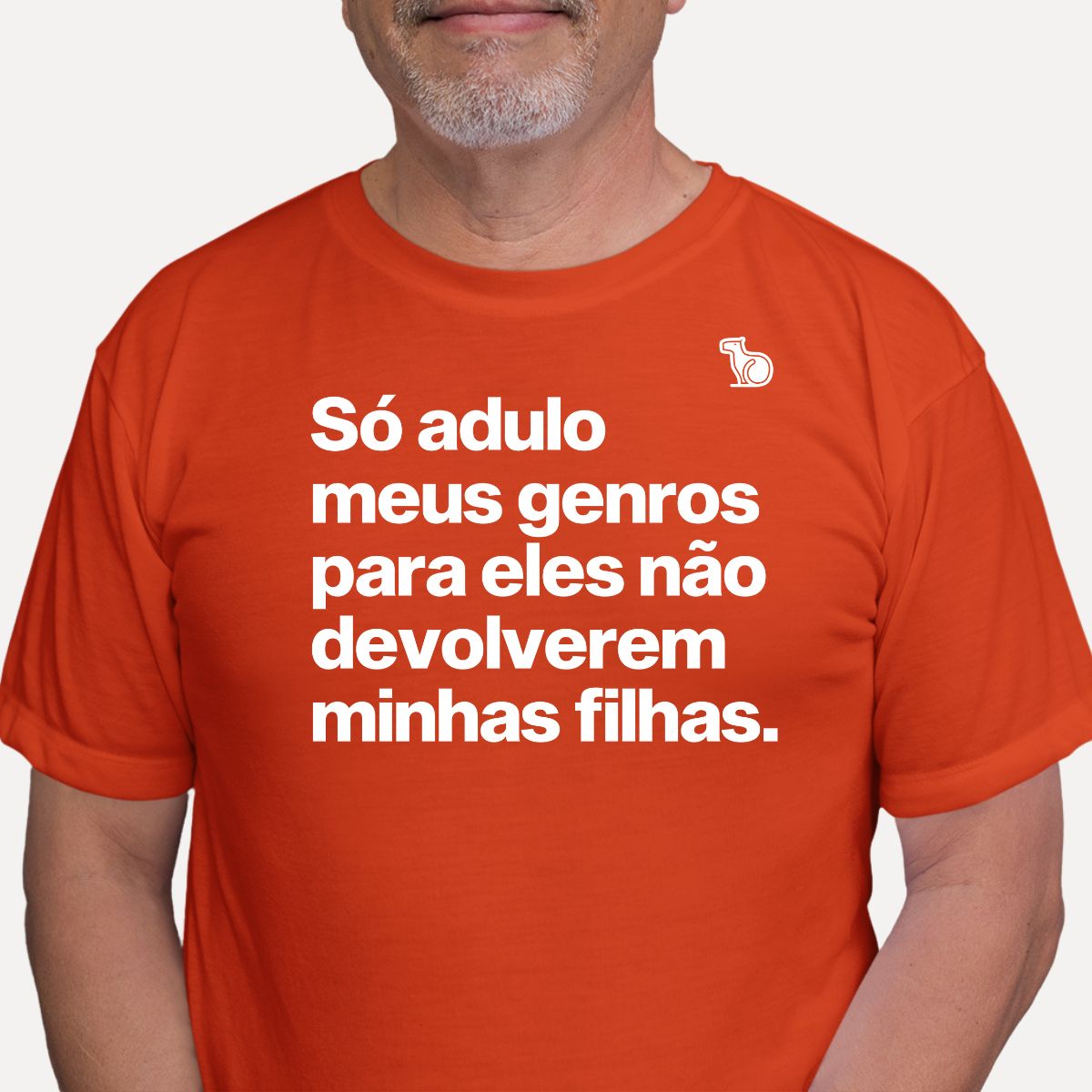 CAMISETA SÓ ADULO MEUS GENROS PARA ELES NÃO DEVOLVEREM MINHAS FILHAS