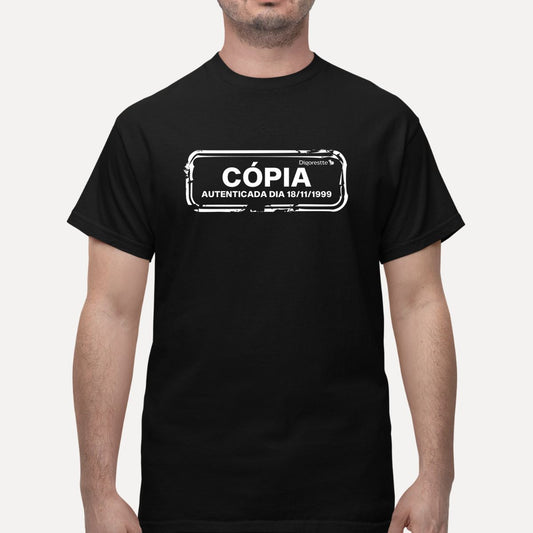 CAMISETA PERSONALIZADA CÓPIA AUTENTICADA