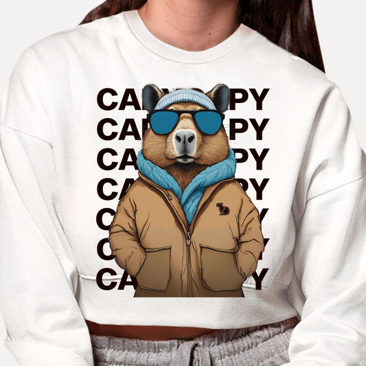 MOLETOM CROPPED CAPY