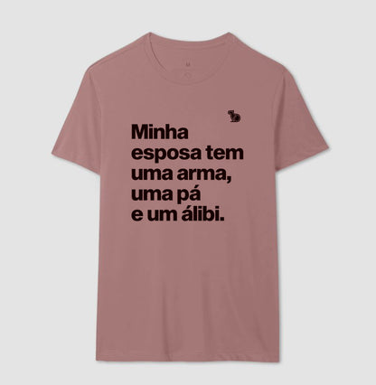 CAMISETA ESPOSA COM ÁLIBI