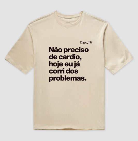 OVERSIZED ACADEMIA HOJE EU CORRI DOS PROBLEMAS