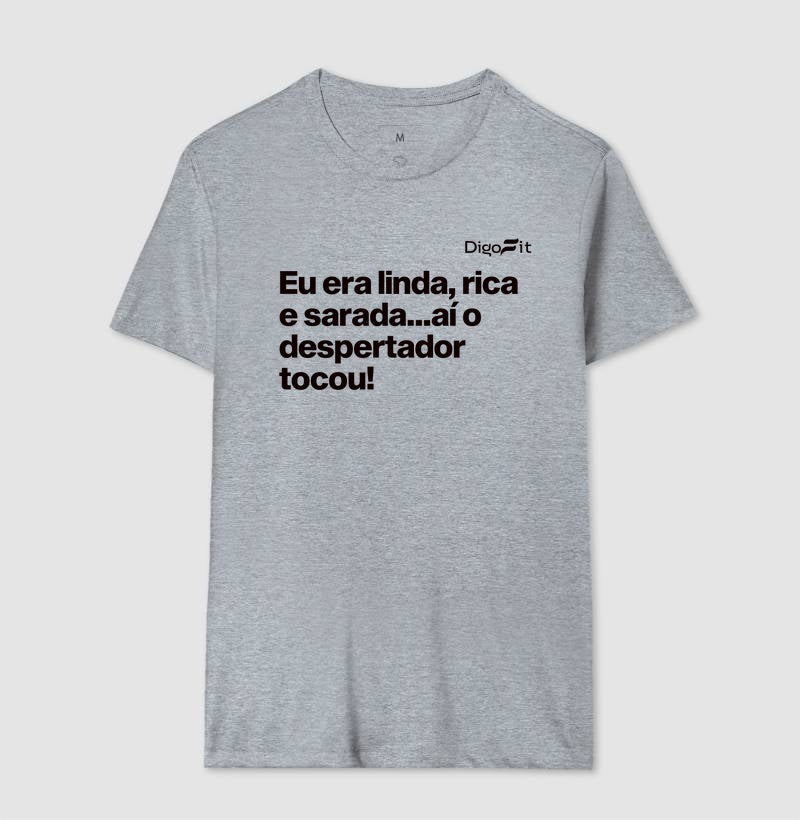 CAMISETA ACADEMIA LINDA RICA E SARADA