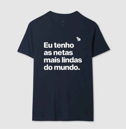 CAMISETA EU TENHO NETAS LINDAS