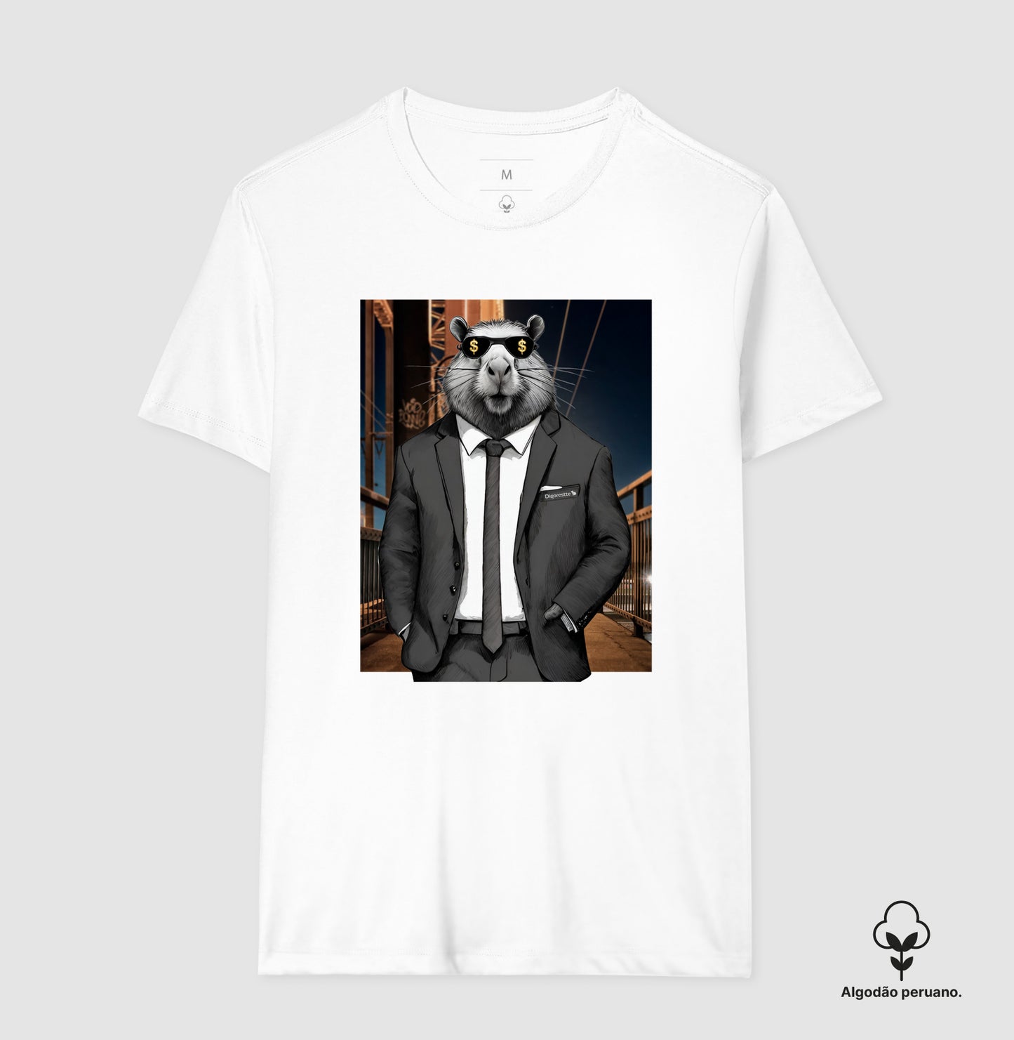CAMISETA ALGODÃO PERUANO CAPIVARA BIG BOSS