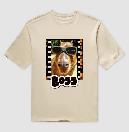 CAMISETA OVERSIZED CAPIVARA THE BOSS