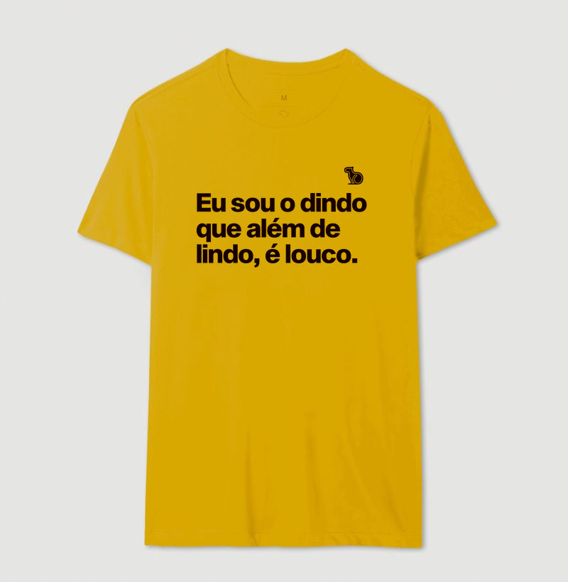 CAMISETA DINDO LINDO E LOUCO