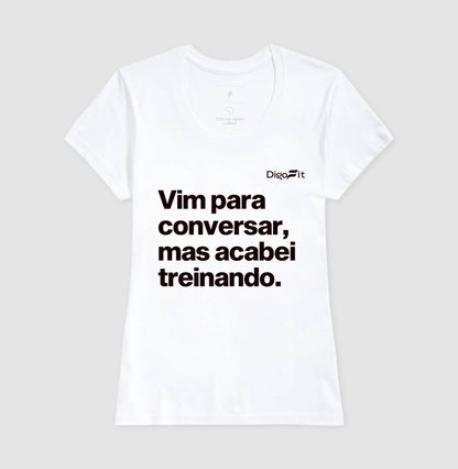 CAMISETA ACADEMIA VIM PARA CONVERSAR