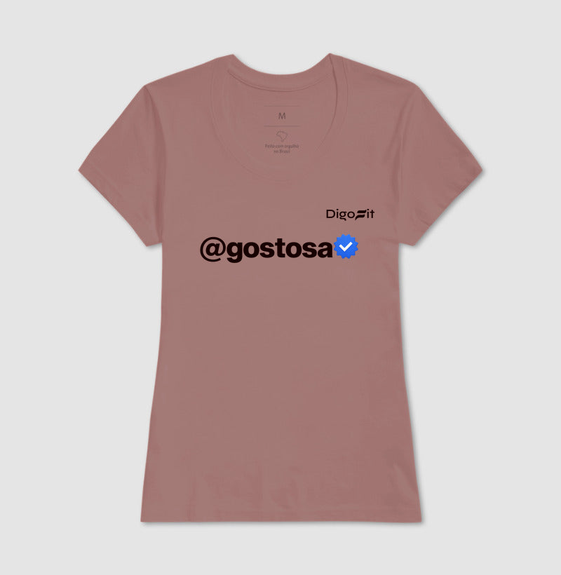 CAMISETA ACADEMIA VERIFICADA COMO UMA GOSTOSA