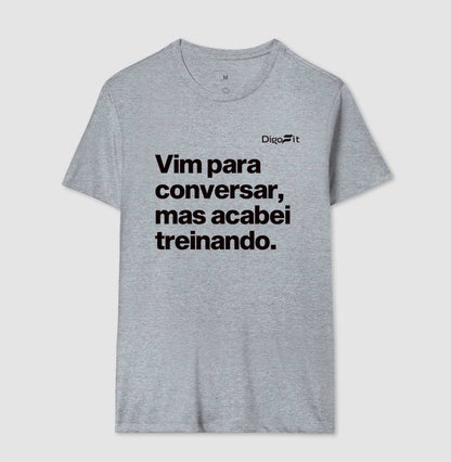 CAMISETA ACADEMIA VIM PARA CONVERSAR