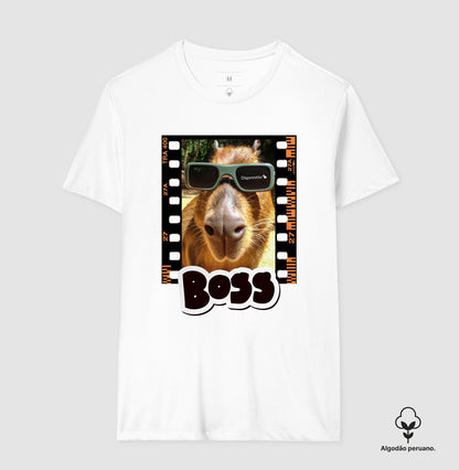 CAMISETA ALGODÃO PERUANO THE BOSS
