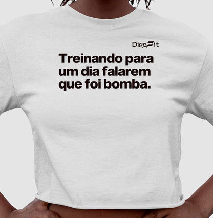 TREINANDO PARA FALAREM QUE FOI BOMBA
