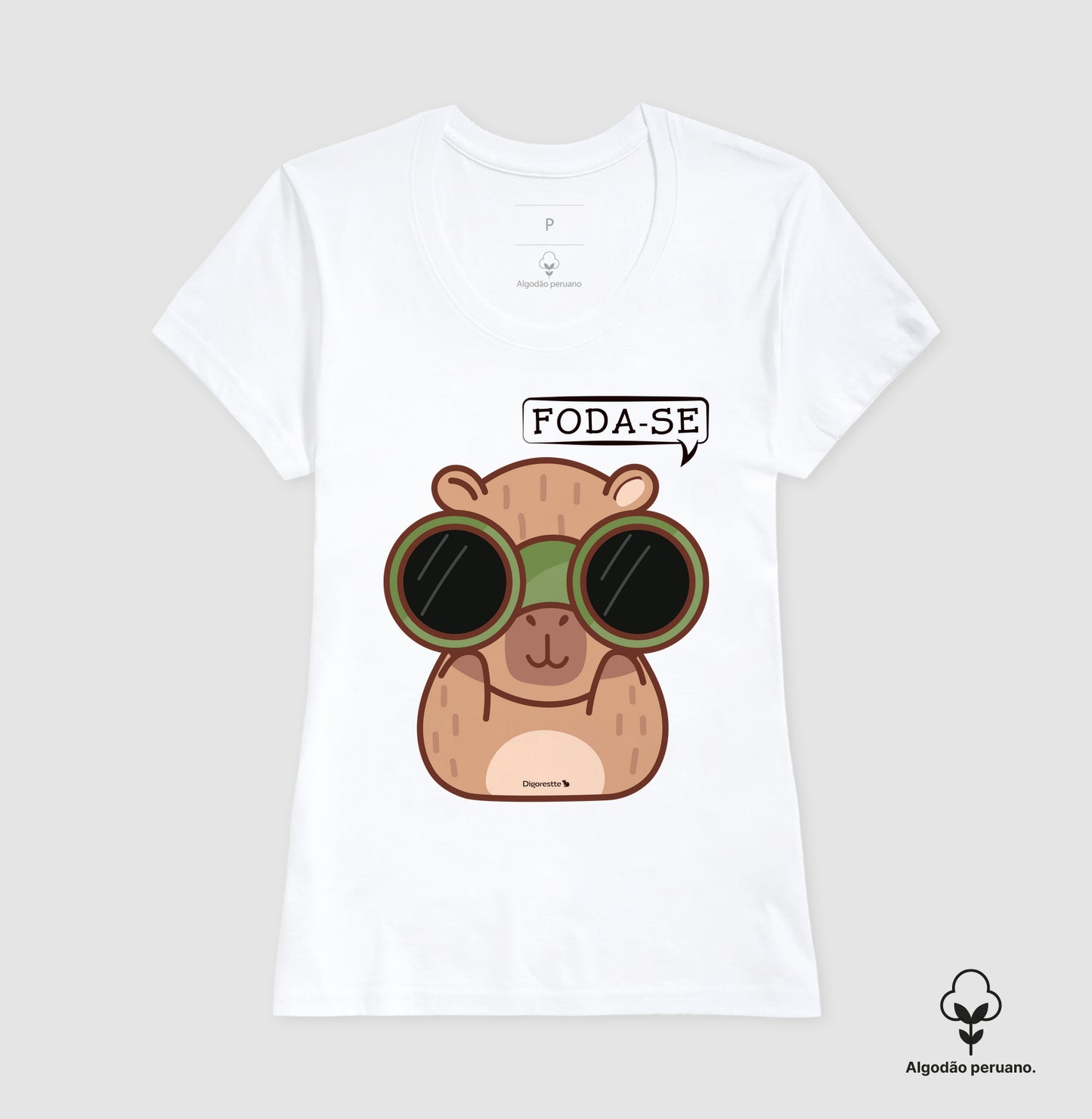 CAMISETA PRIME CAPIVARA ESTRESSADA